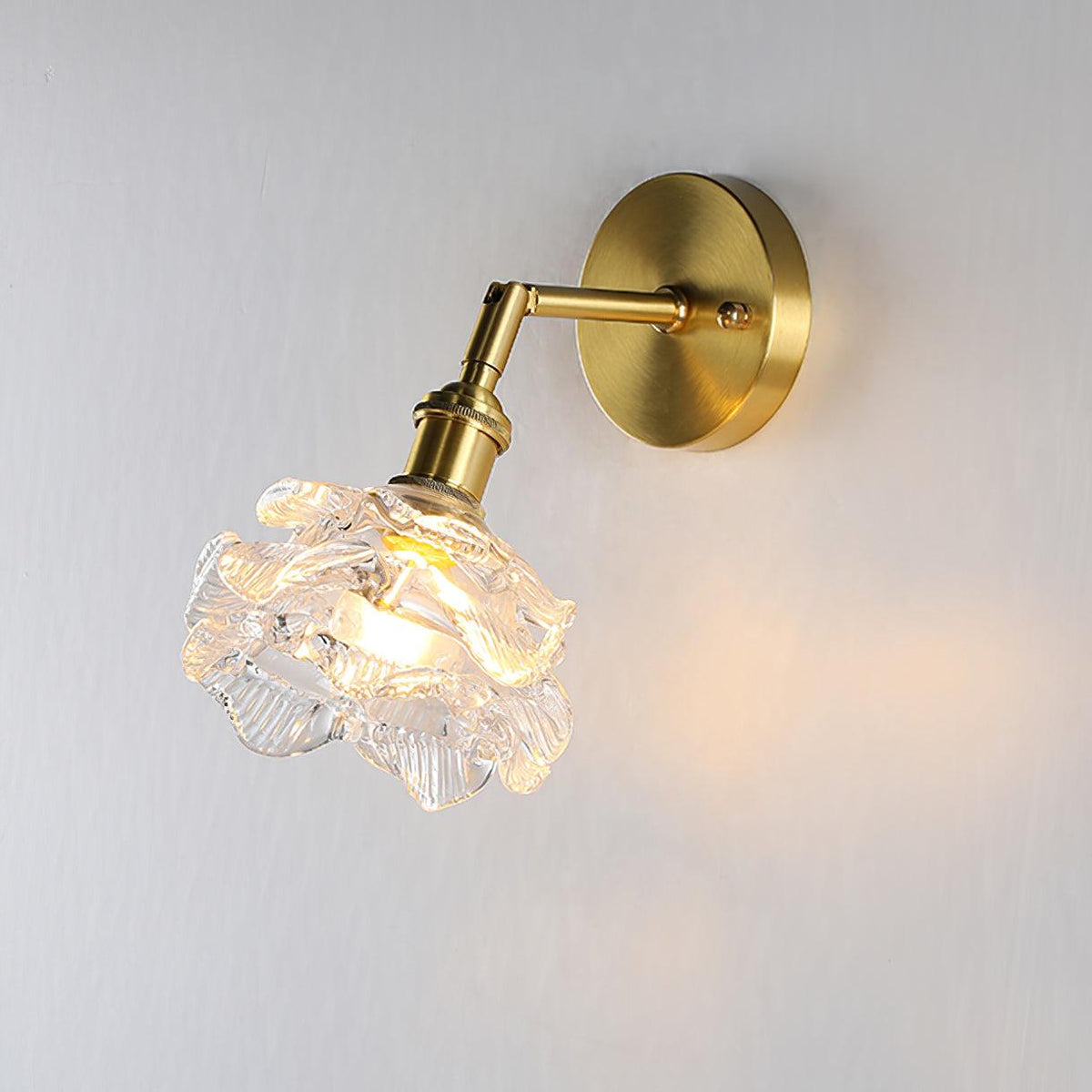 Petal Vintage Messing Wandleuchte