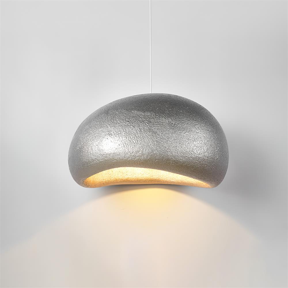 Hängeleuchte Pebble-Inspiration organische Form sanfter Glanz modern künstlerisch