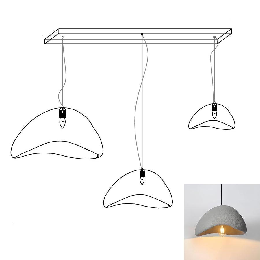 Fentor Pendelleuchte Cloud Weiß Minimalistisch