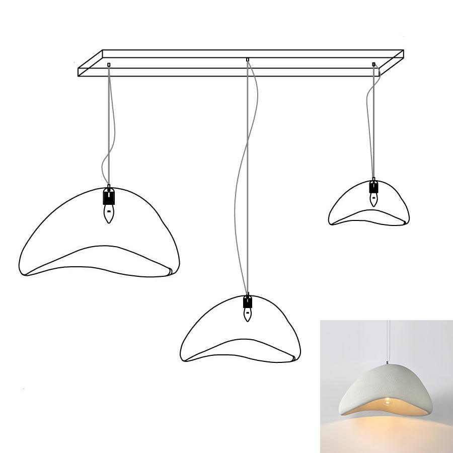 Fentor Pendelleuchte Cloud Weiß Minimalistisch