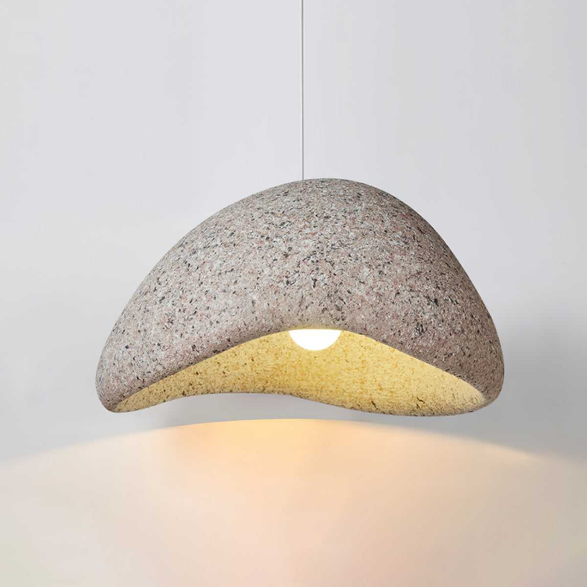 Tsukiyo Pendelleuchte im Wabi-Sabi-Stil mit Wolken-Design