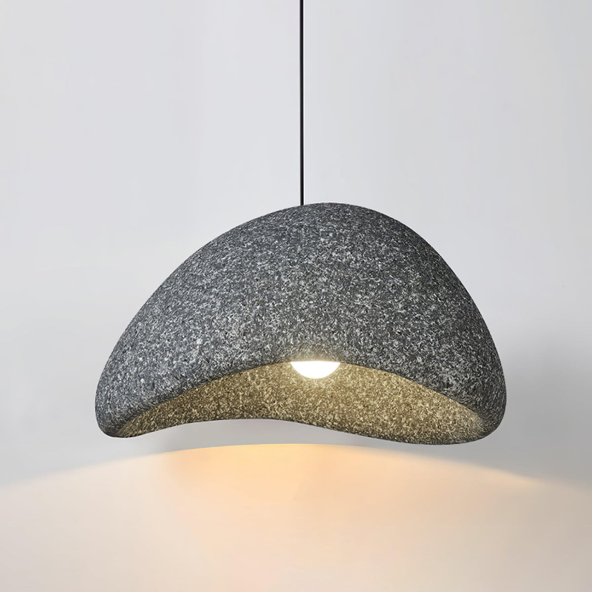 Tsukiyo Pendelleuchte im Wabi-Sabi-Stil mit Wolken-Design