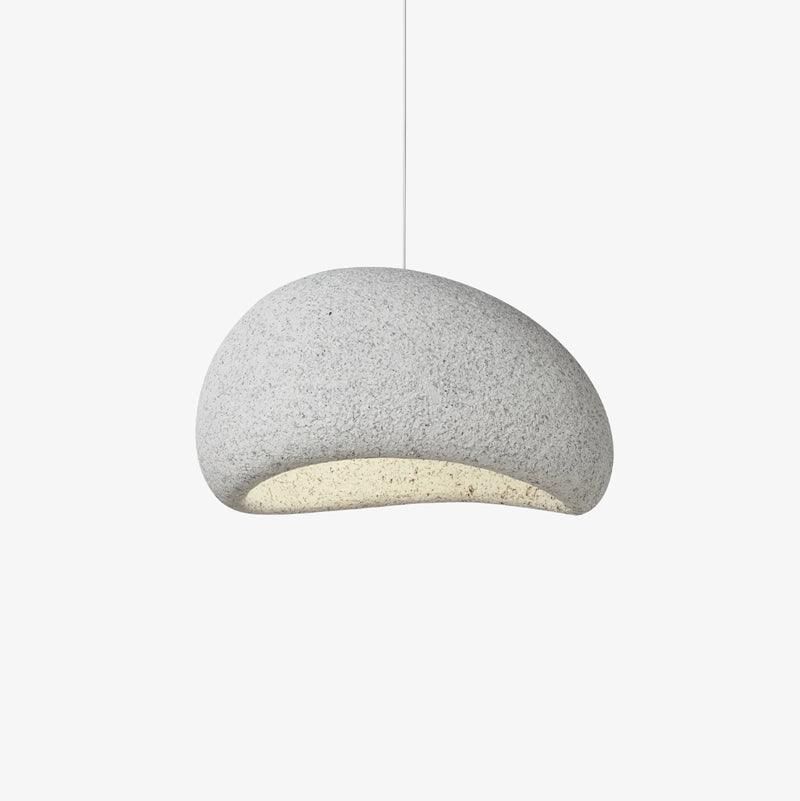 Tsukiyo Pendelleuchte im Wabi-Sabi-Stil mit Wolken-Design
