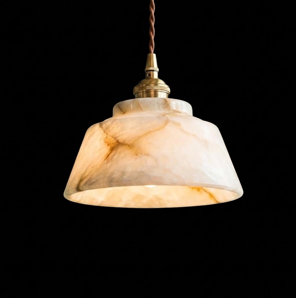 Pemberstone Alabaster-Pendelleuchte