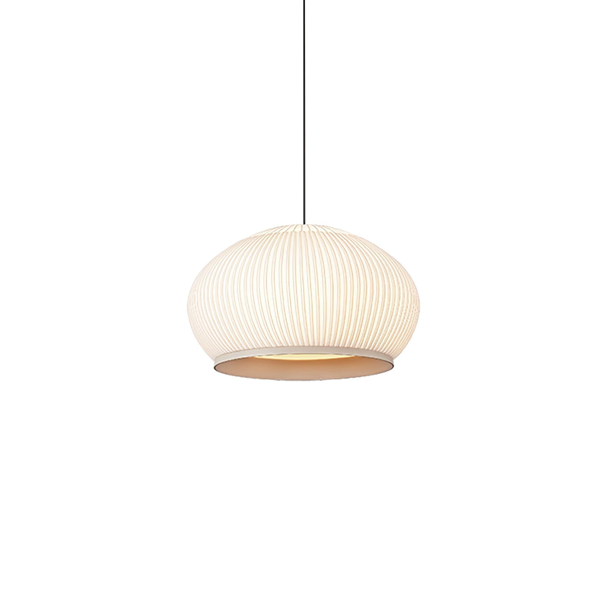 Lineiella Minimalistische Stoff-Pendelleuchte