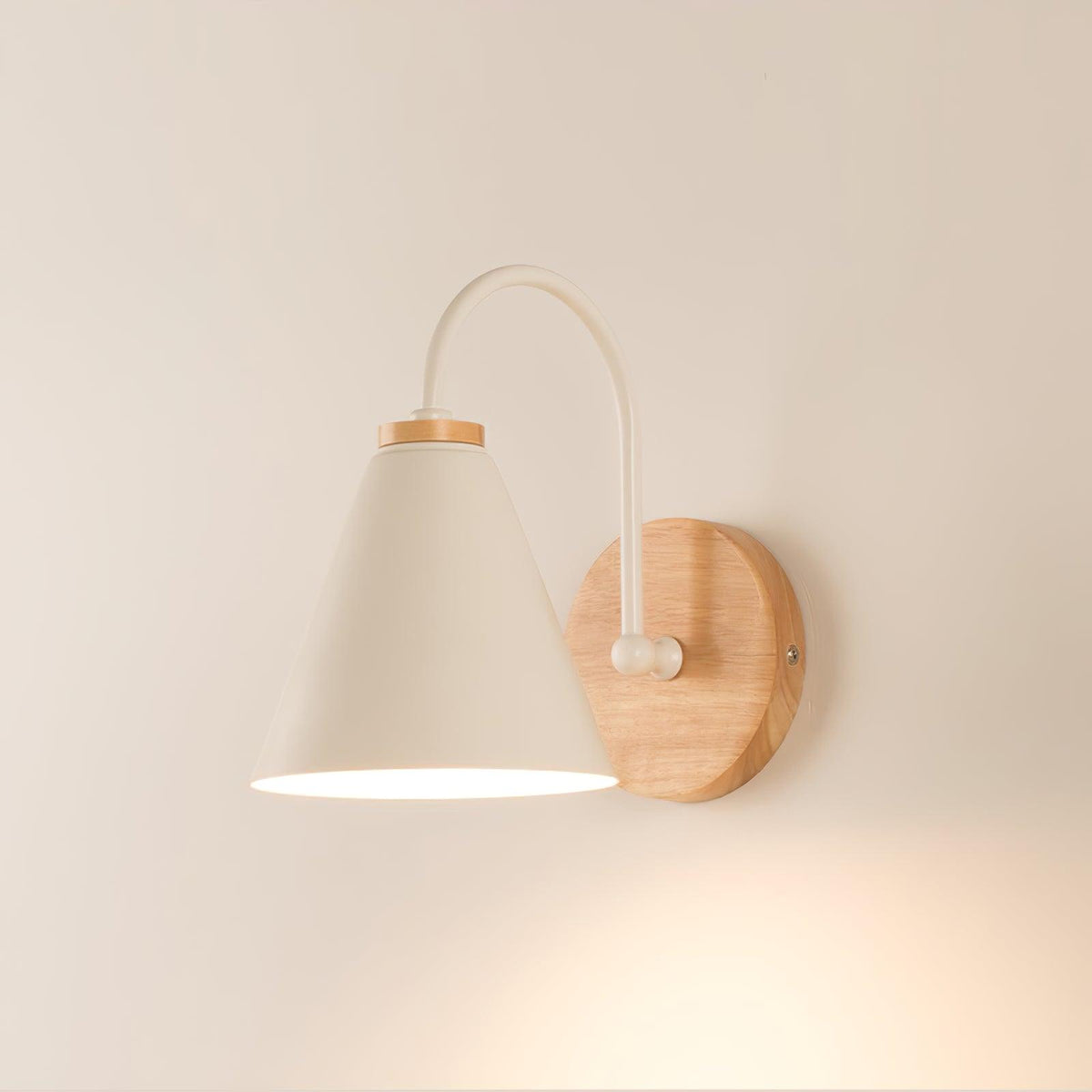 Rinorielle Einzigartige klassische Holz-Wandleuchte