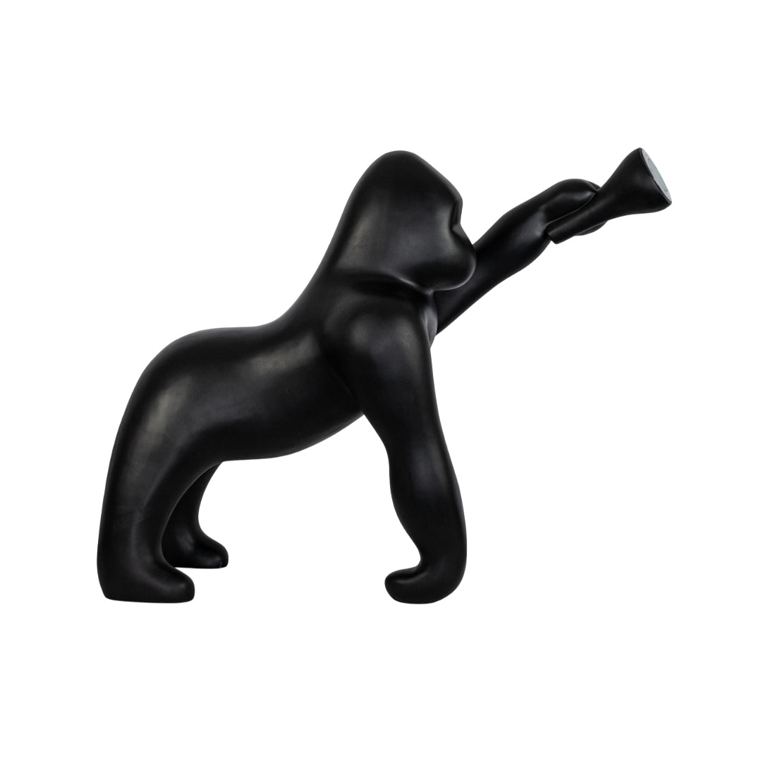 Zasolil Kunstharz Gorilla Stehleuchte