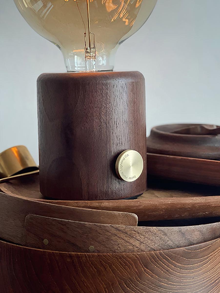 Altheil Retro Holzbasis Tischleuchte