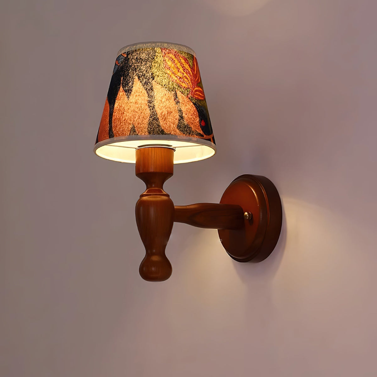 Orbel Mapleleaf Wandleuchte aus Holz