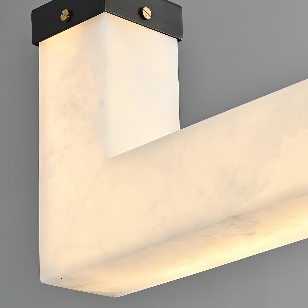 Nivienne lineare Pendelleuchte aus Alabaster