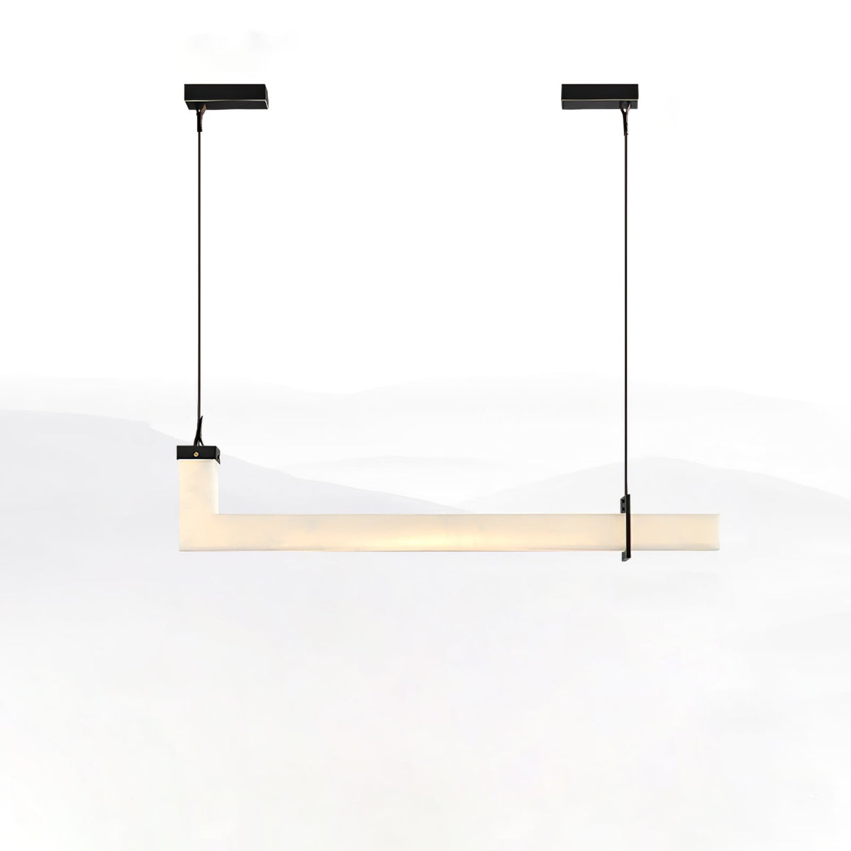 Nivienne lineare Pendelleuchte aus Alabaster