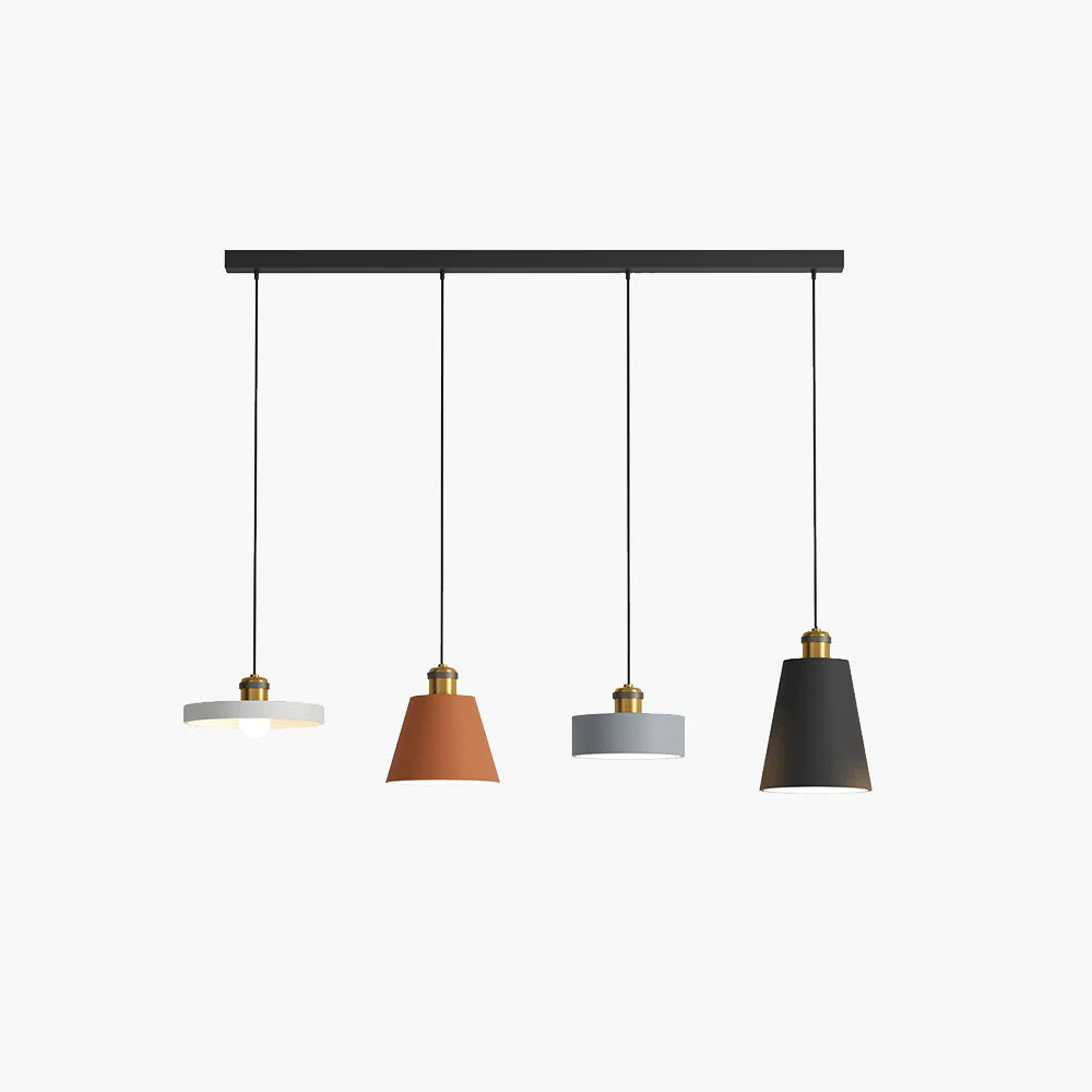 Valentina Modern LED Pendelleuchte Schwarz Metall Schlaf Wohnzimmer