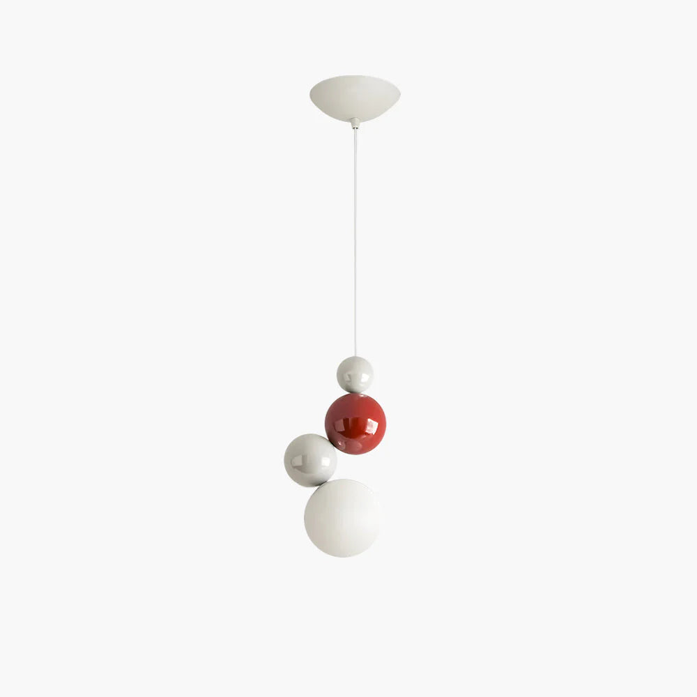 Valentina Modern LED Pendelleuchte Weiß Metall Schlaf Wohnzimmer