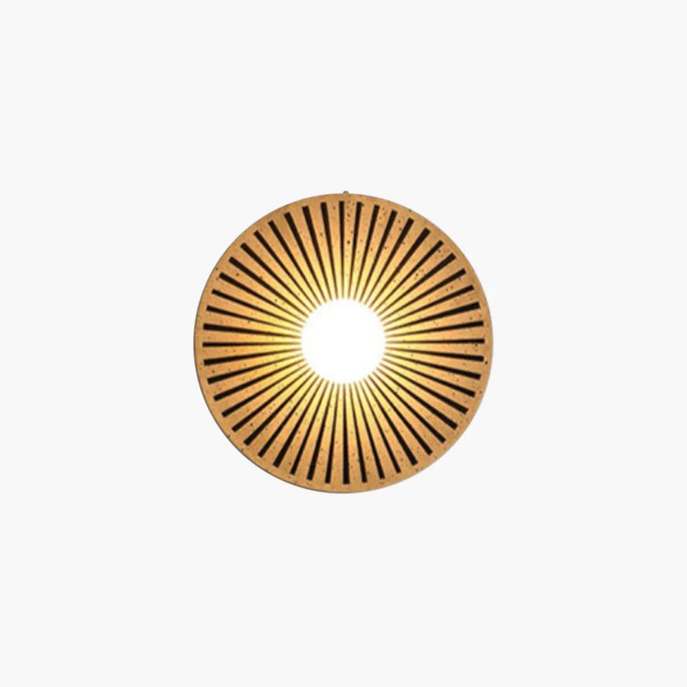 Valentina Vintage Rund LED Innenwandleuchte Harz Schlaf Wohnzimmer