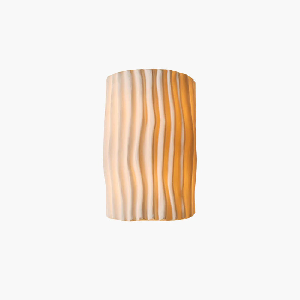 Valentina Retro LED Innenwandleuchte Weiß Harz Schlaf Wohnzimmer