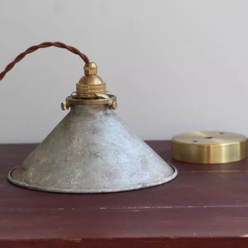 Silva Vintage LED Pendelleuchte Blau Grün Silber Metall Küche