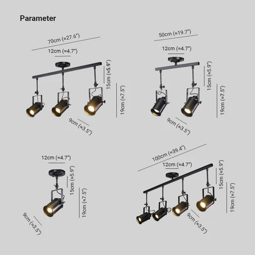 Silva Moderne LED Deckenleuchten Schwarz Innen Schlafzimmer/Flur