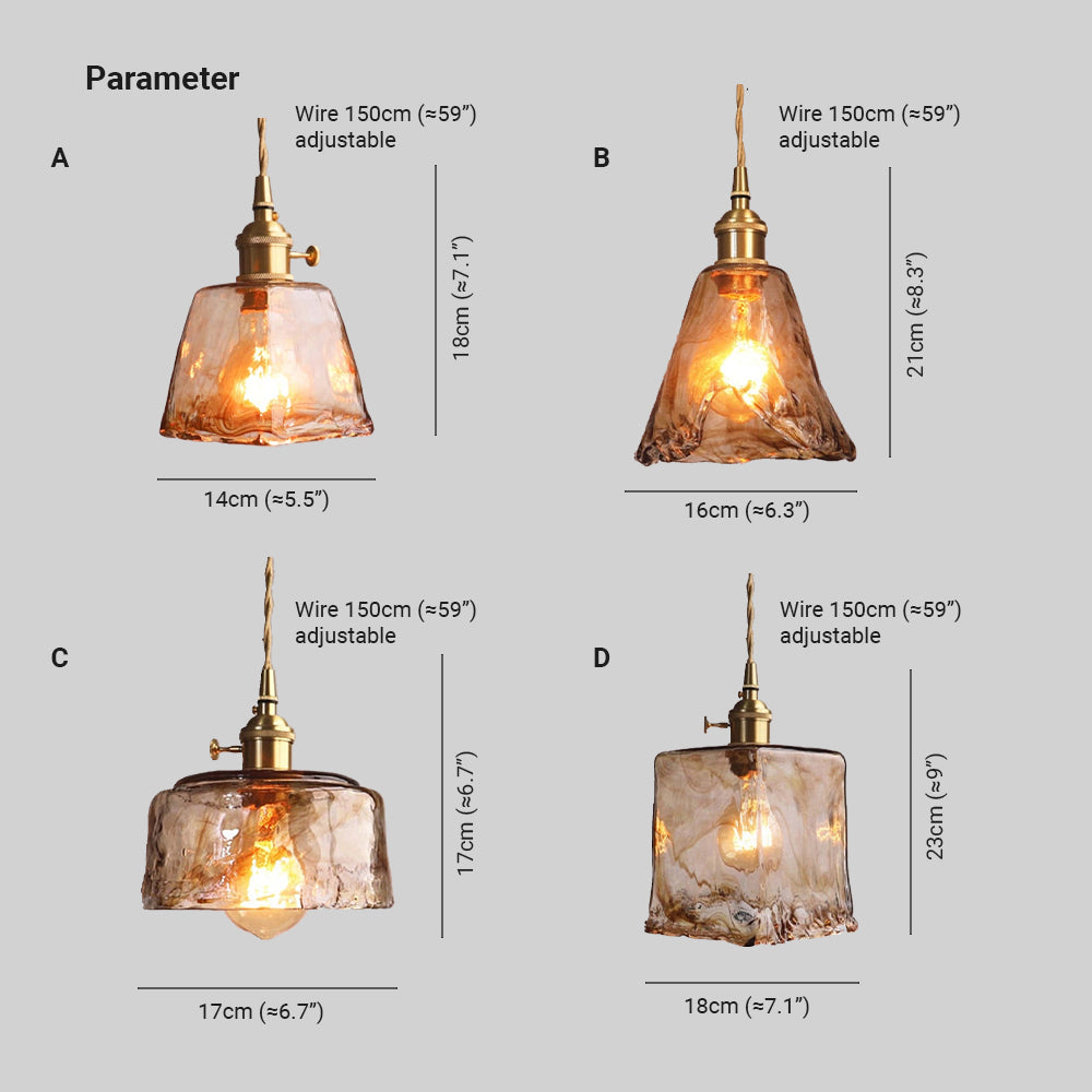 Valentina Pendelleuchte Vintage LED Metall Glas Esszimmer Wohnzimmer Schlafzimmer