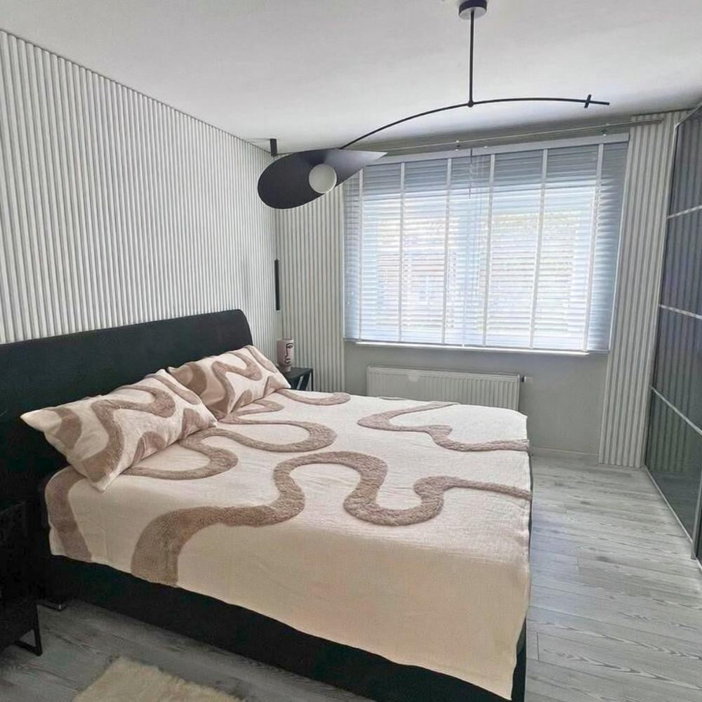 Arisha Minimalistische LED Pendelleuchte schlafzimmer Schwarz/Gold