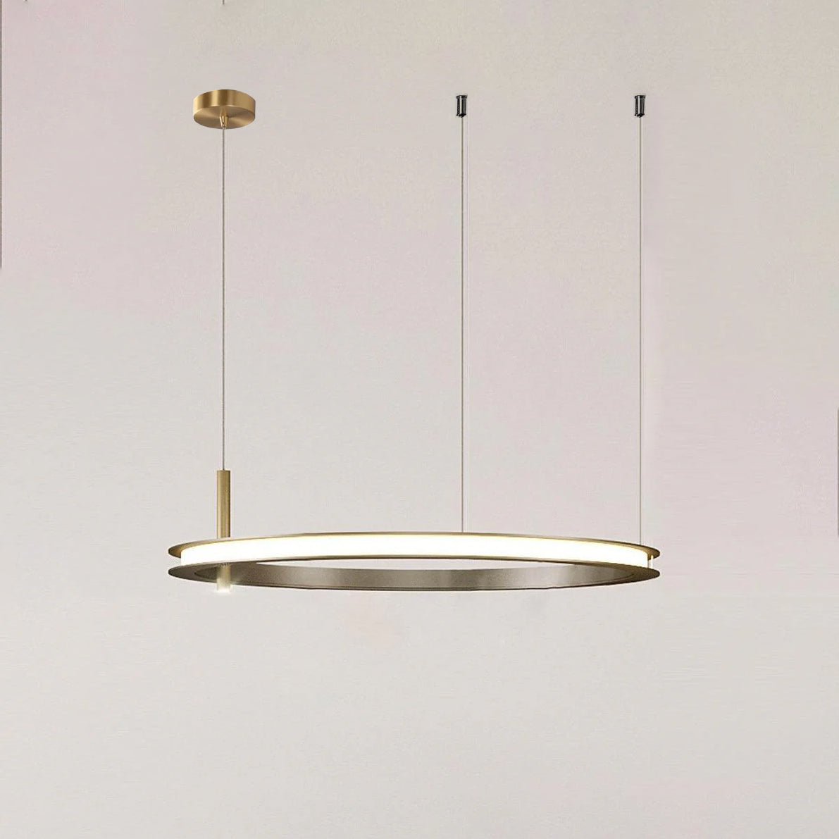 Virauian Kronleuchter Ring geschichtet minimalistisch