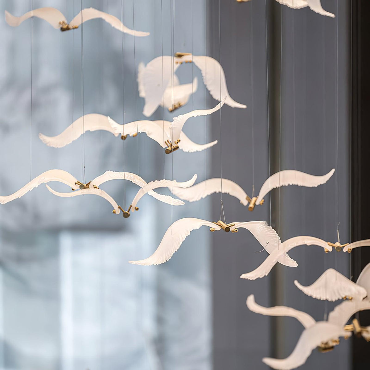 Faelis luxuriöser Kronleuchter aus Glas