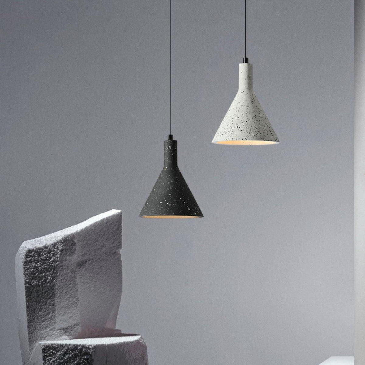 Marisaya Minimalistische Zement-Pendelleuchte