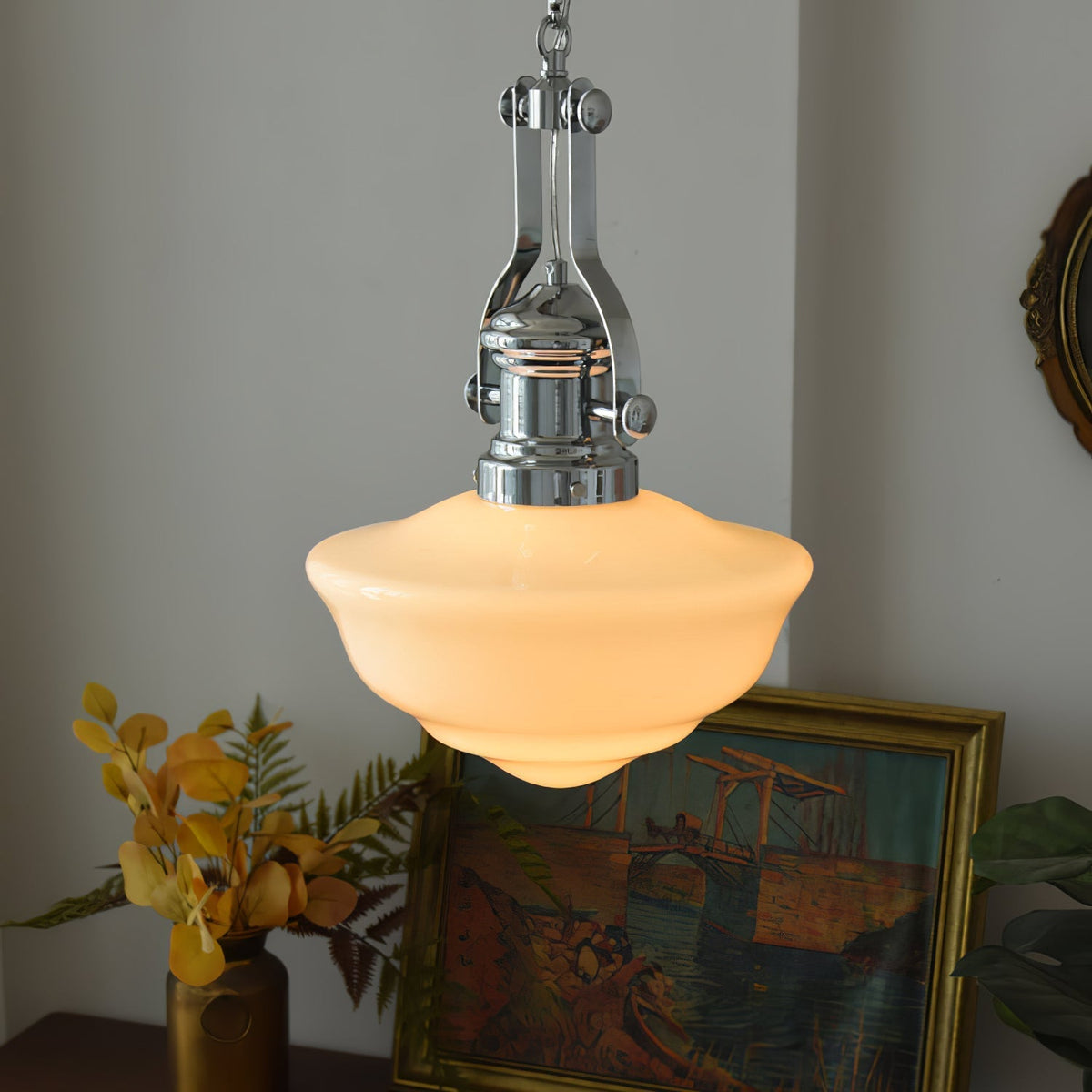 Zomiria Premium Nordische Kunstglas-Pendelleuchte