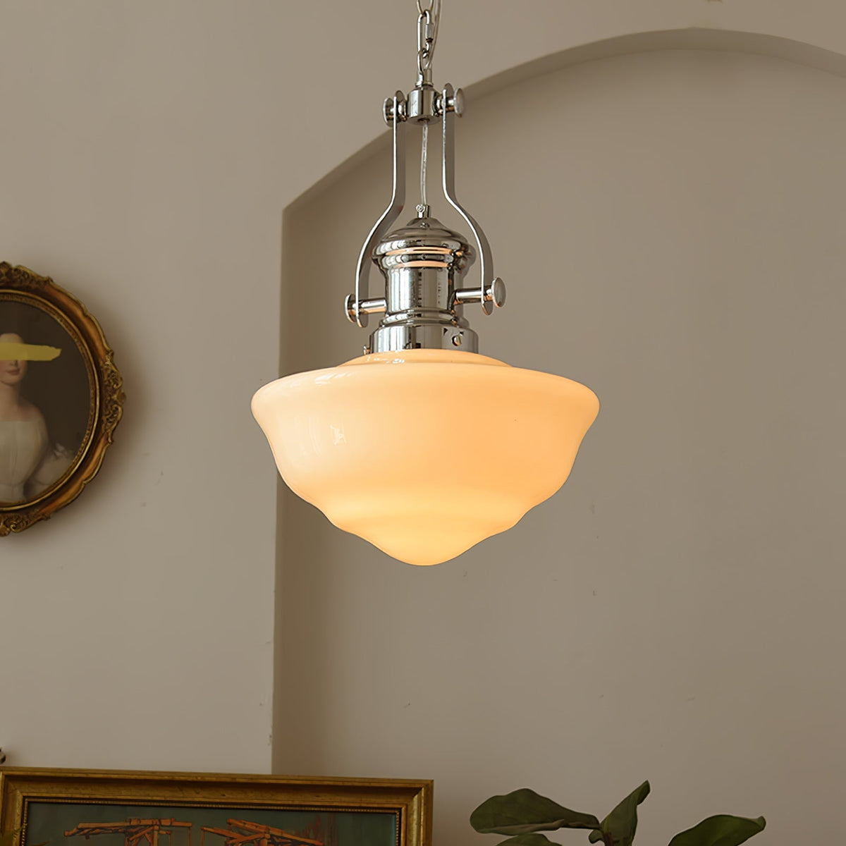 Zomiria Premium Nordische Kunstglas-Pendelleuchte