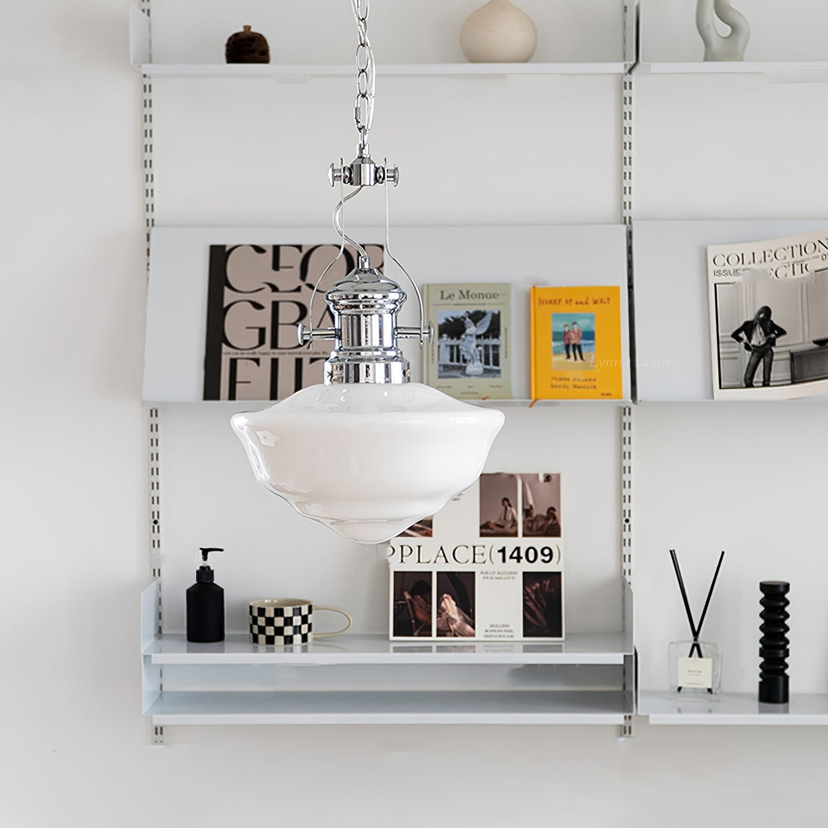 Zomiria Premium Nordische Kunstglas-Pendelleuchte