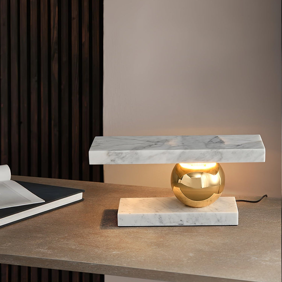 Andrew Tischlampe aus Marmor