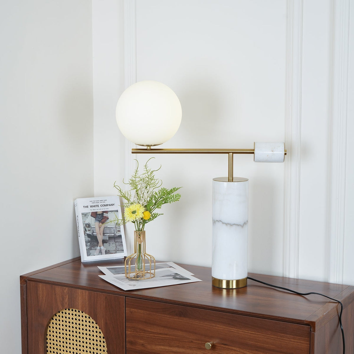 Vathayre Marmor Minimalismus Tischleuchte
