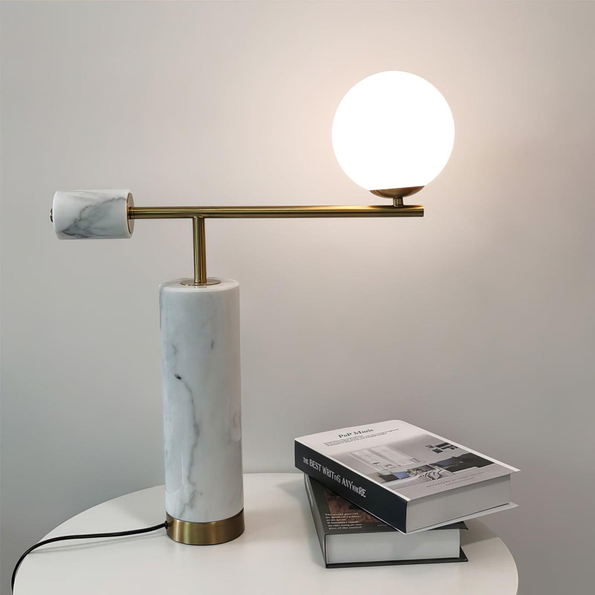 Vathayre Marmor Minimalismus Tischleuchte