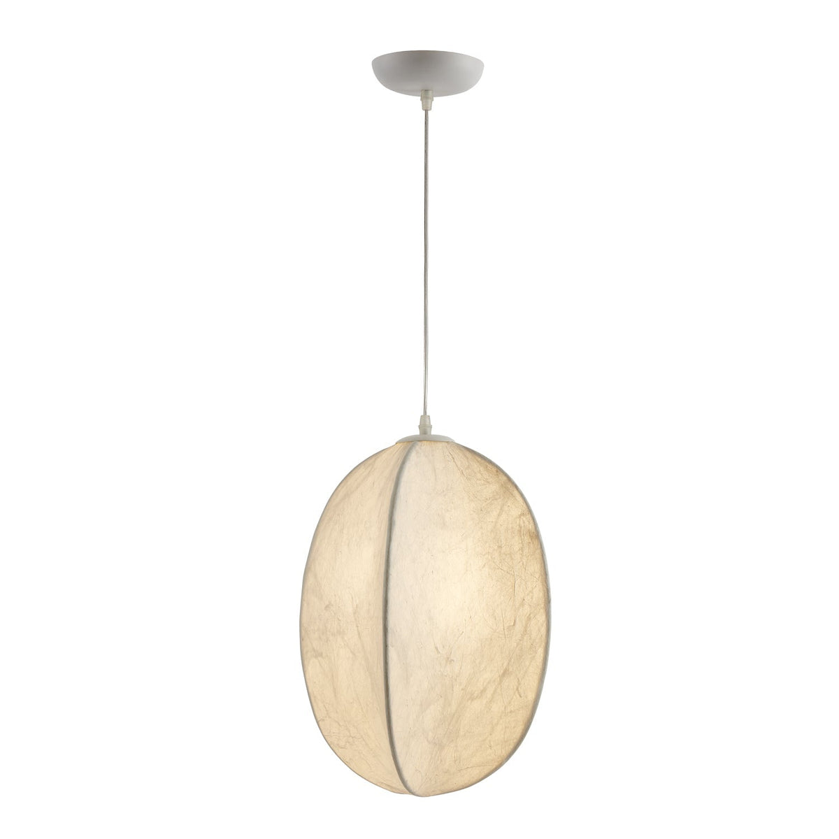 Dune Minimalistische Pendelleuchte aus Seide