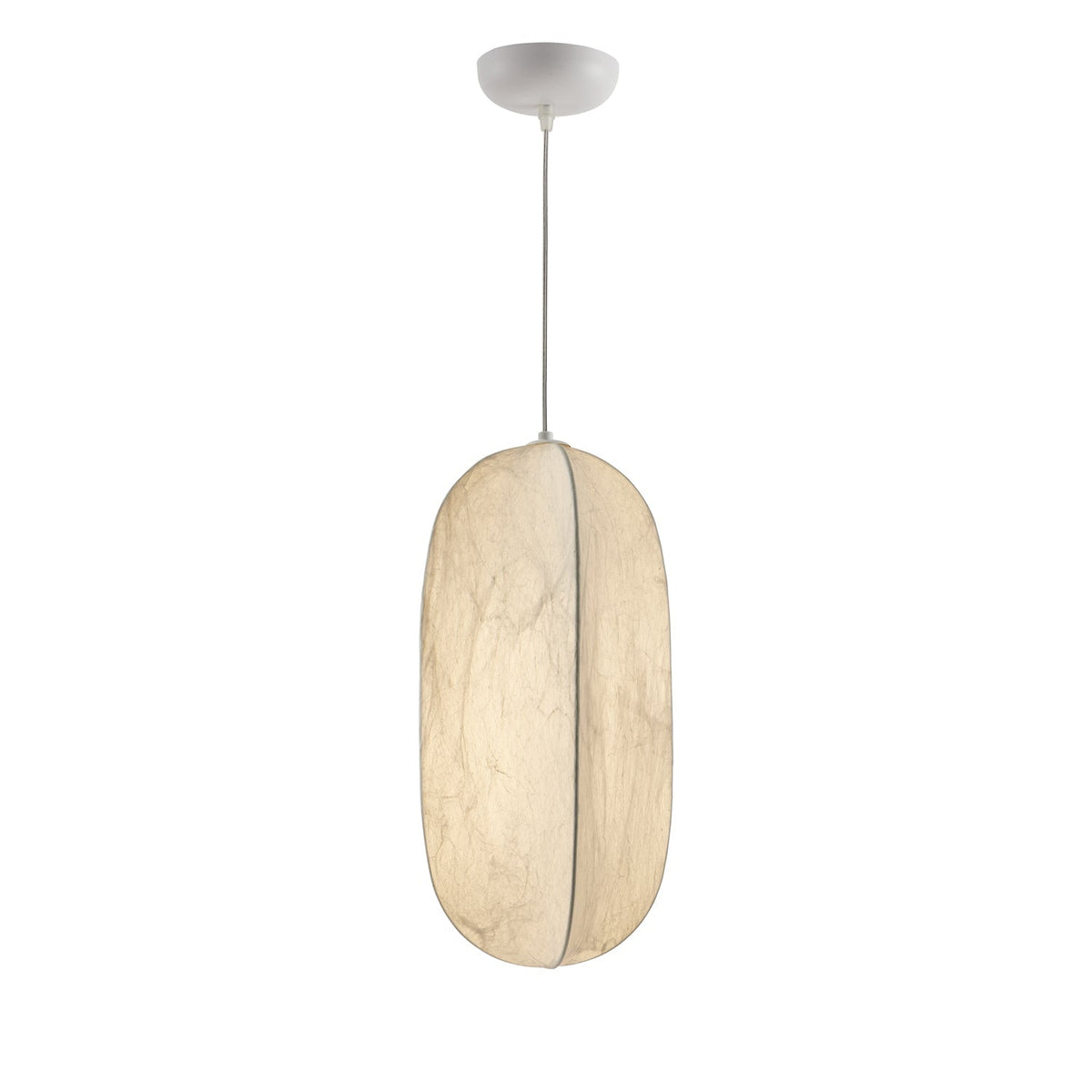 Dune Minimalistische Pendelleuchte aus Seide