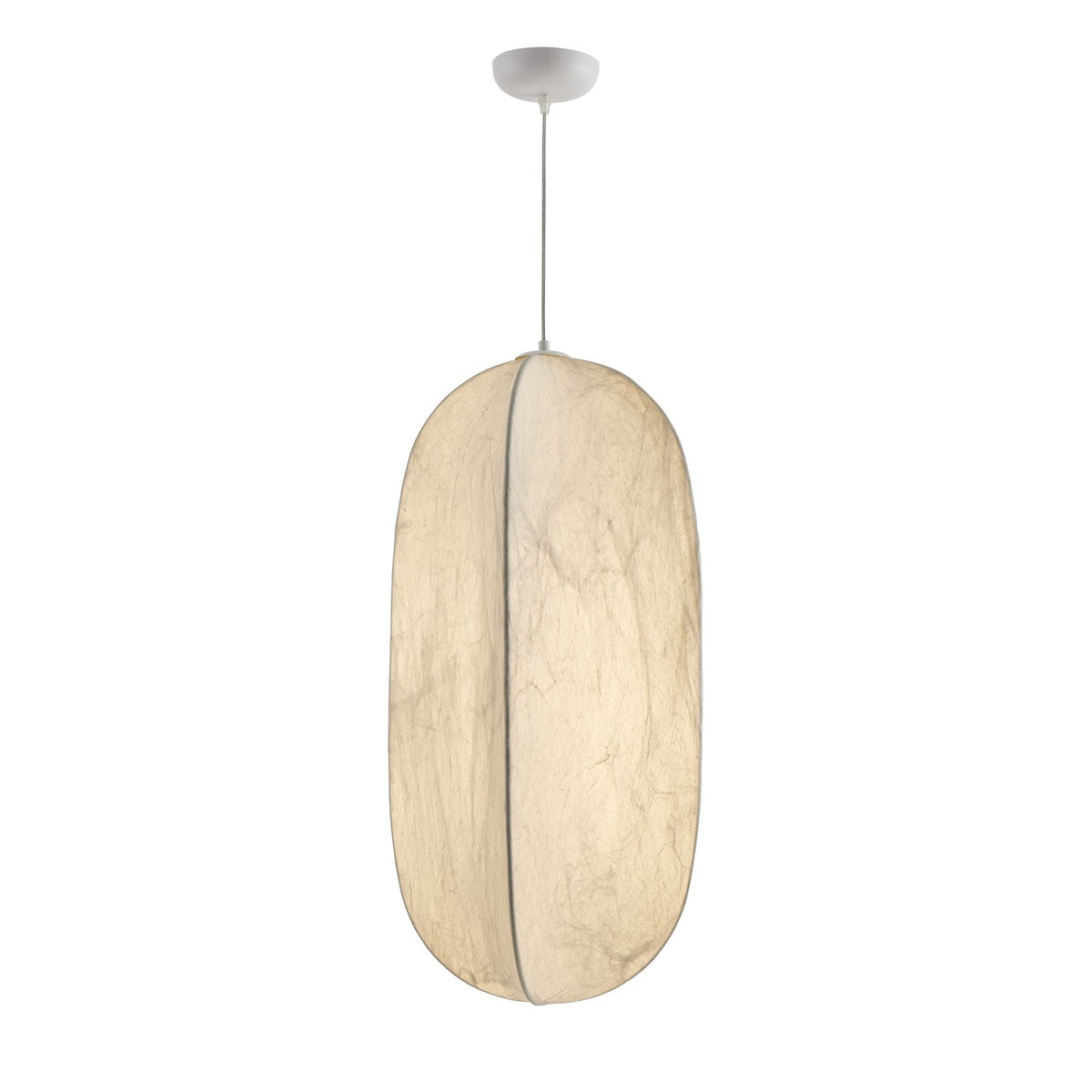 Dune Minimalistische Pendelleuchte aus Seide