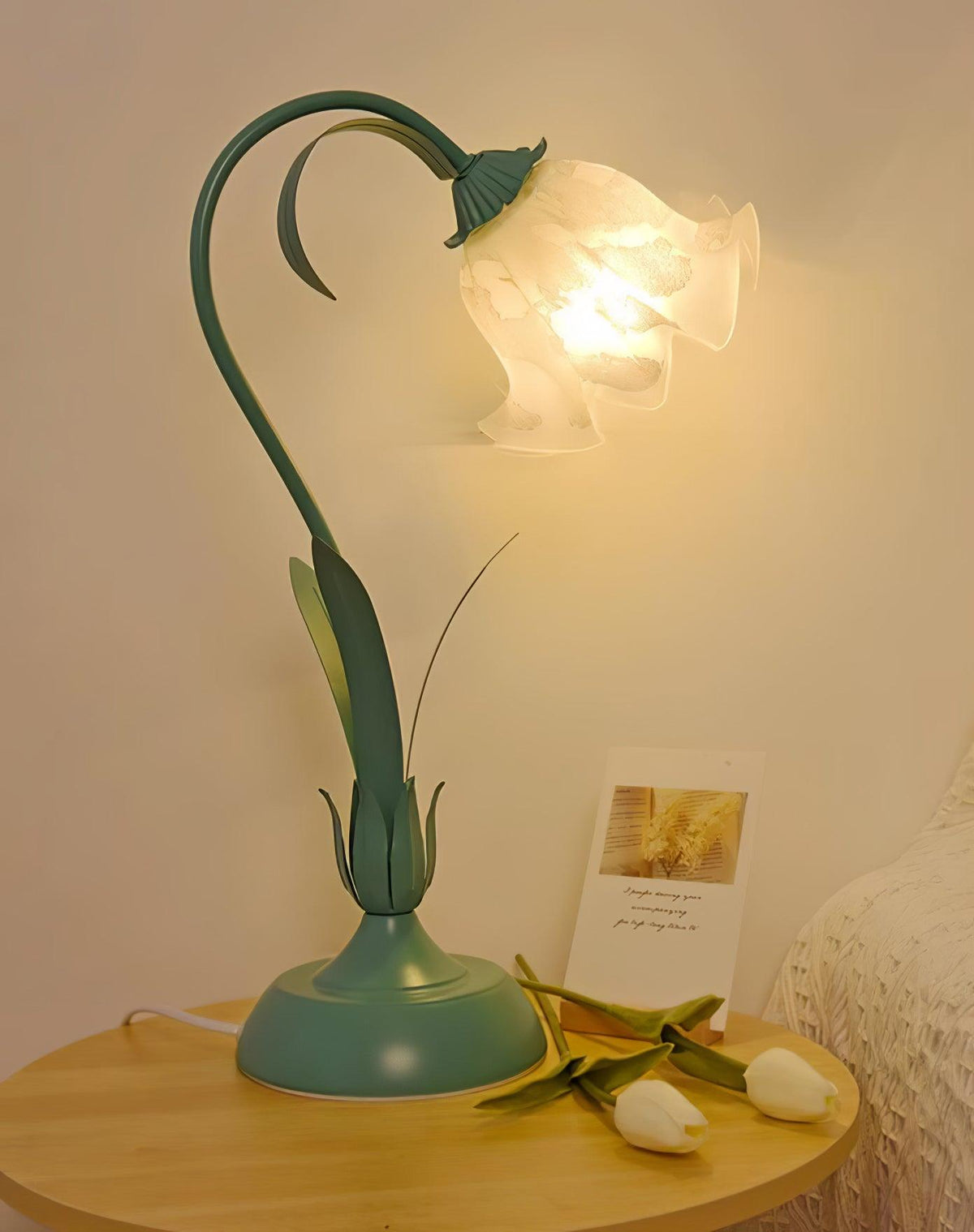 Zorien Acryl-Blumen-Tischlampe