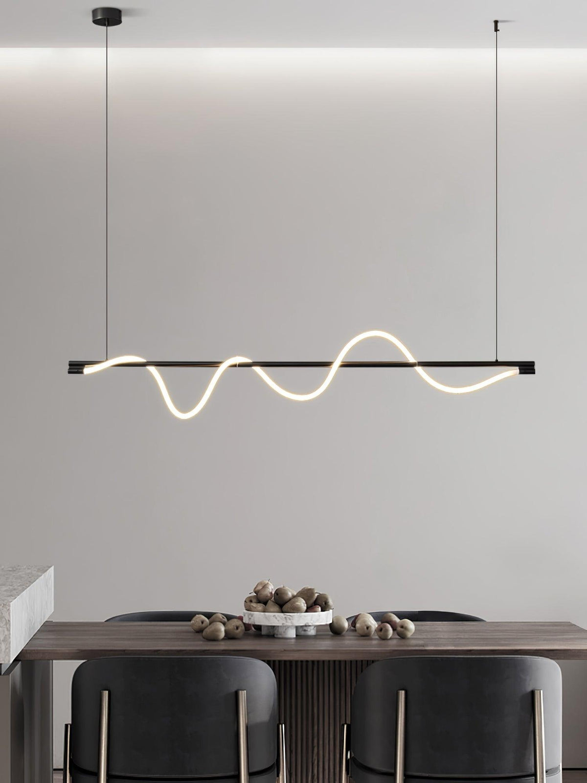 Pulse Minimalistische Pendelleuchte aus Messing