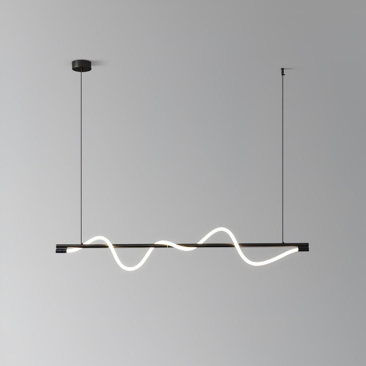 Pulse Minimalistische Pendelleuchte aus Messing