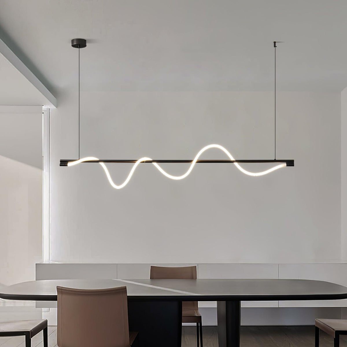 Pulse Minimalistische Pendelleuchte aus Messing