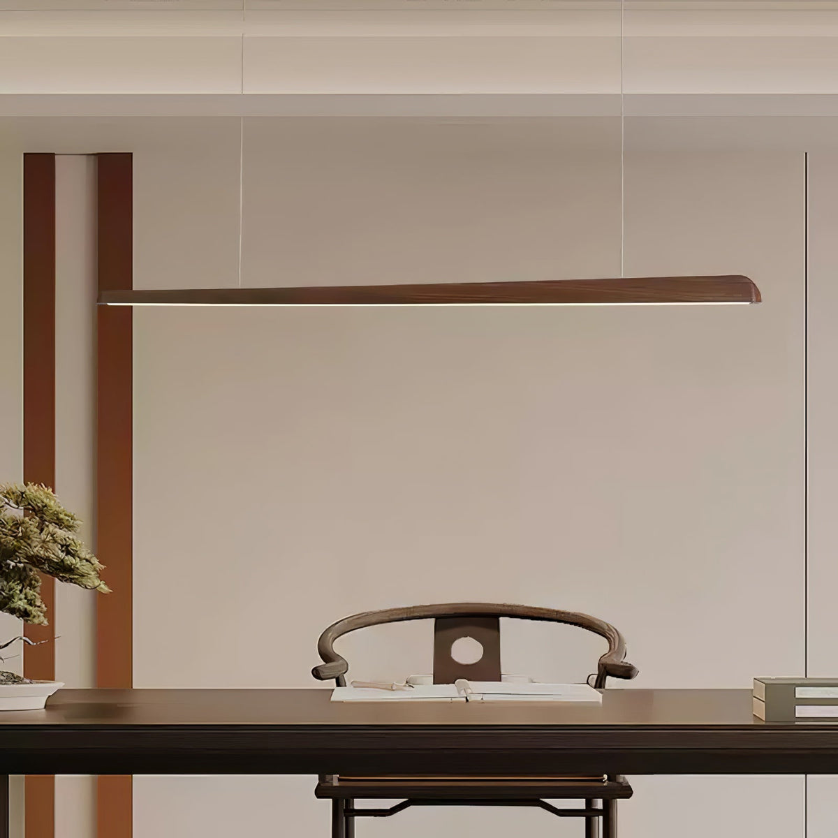 Sylanaya Pendelleuchte aus Holz im minimalistischen Stil