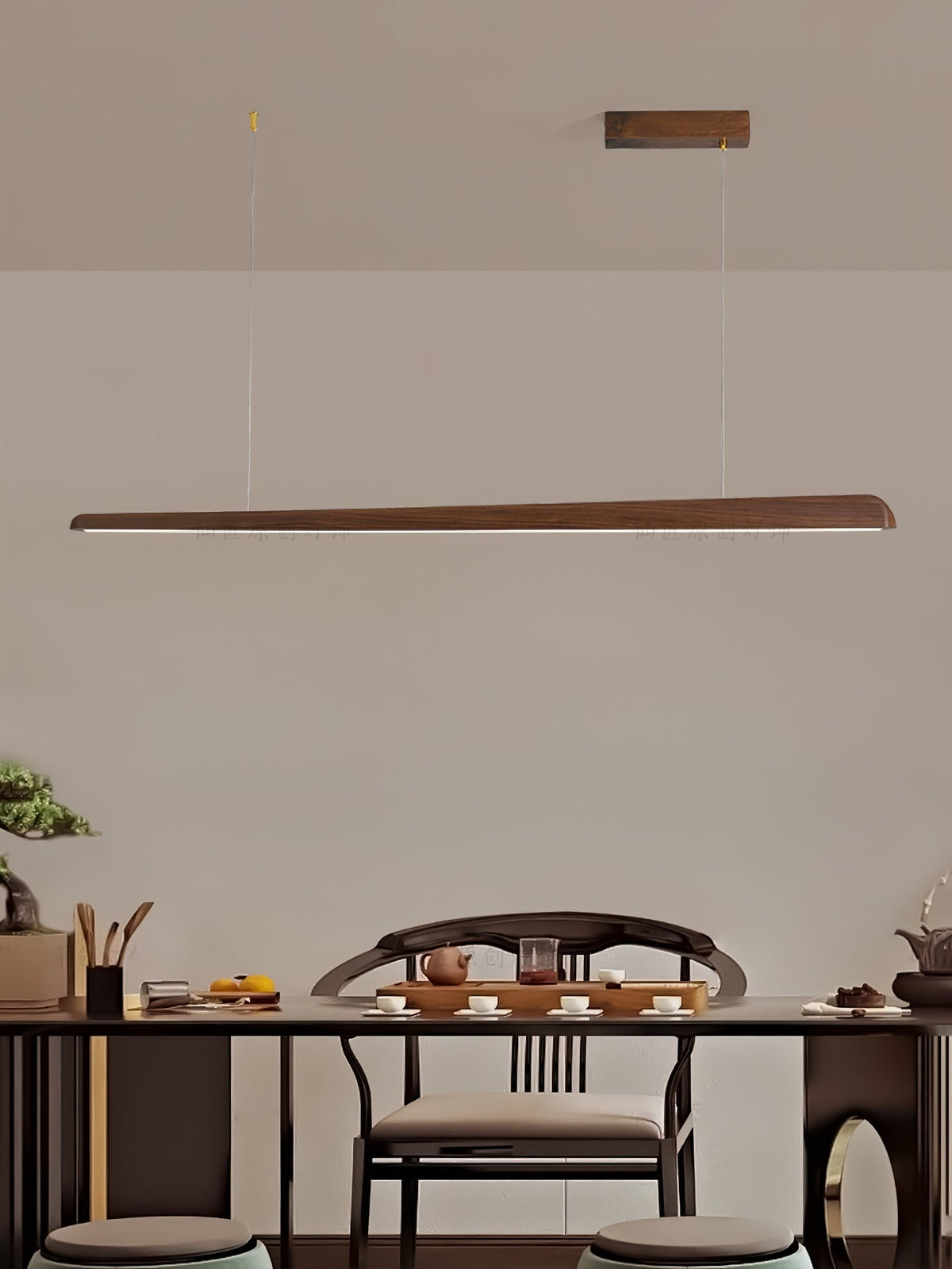 Sylanaya Pendelleuchte aus Holz im minimalistischen Stil