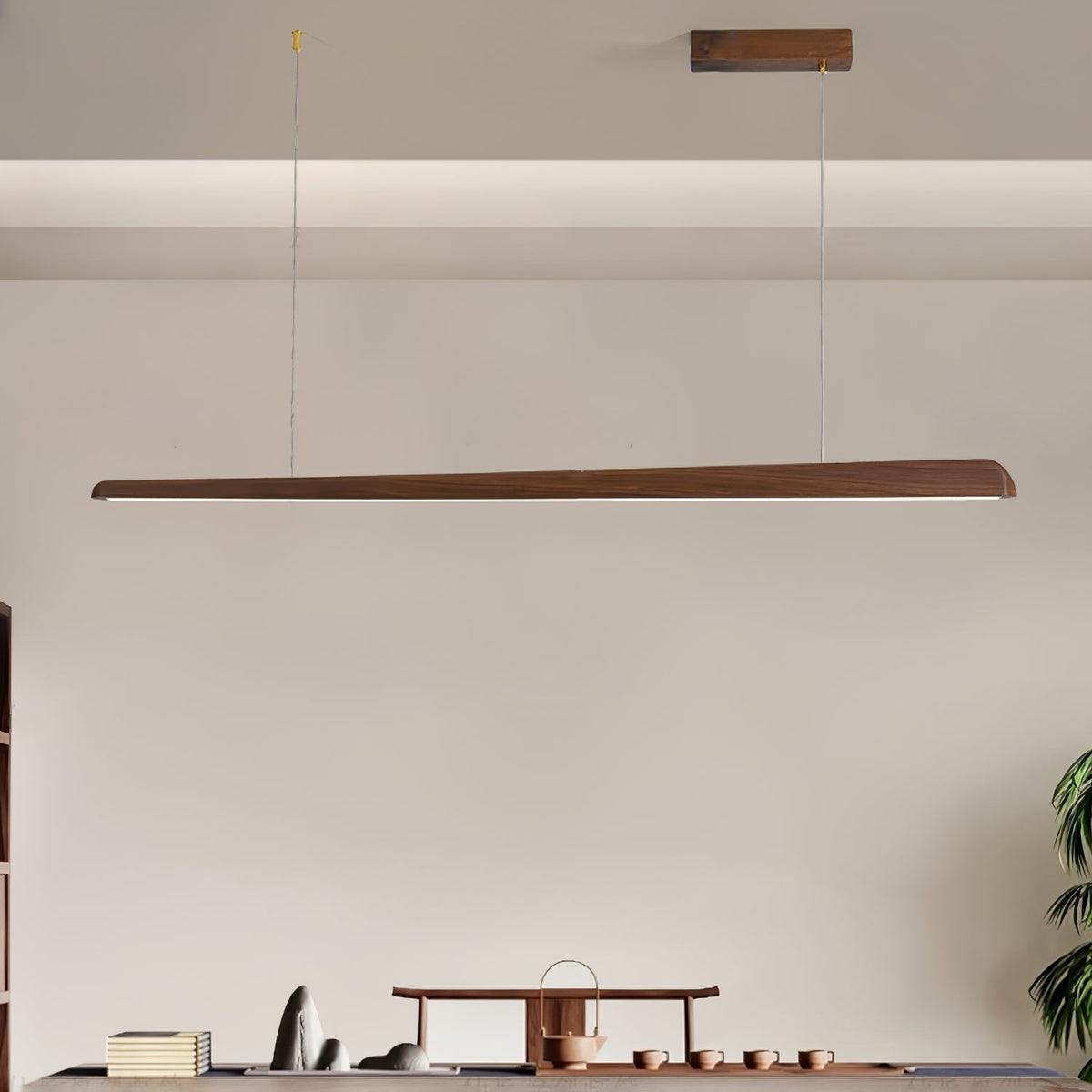 Sylanaya Pendelleuchte aus Holz im minimalistischen Stil