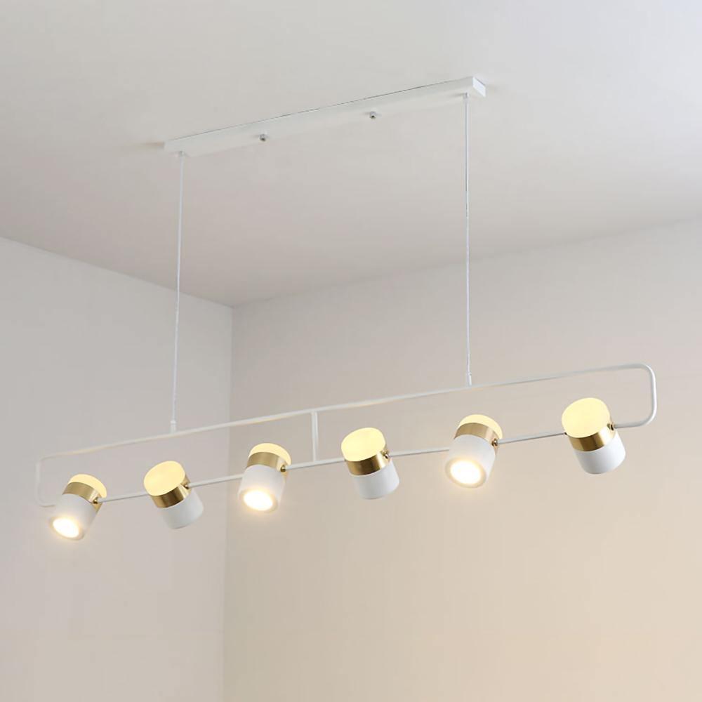 Lirael Pendelleuchte verstellbar aus Glas mit Messing