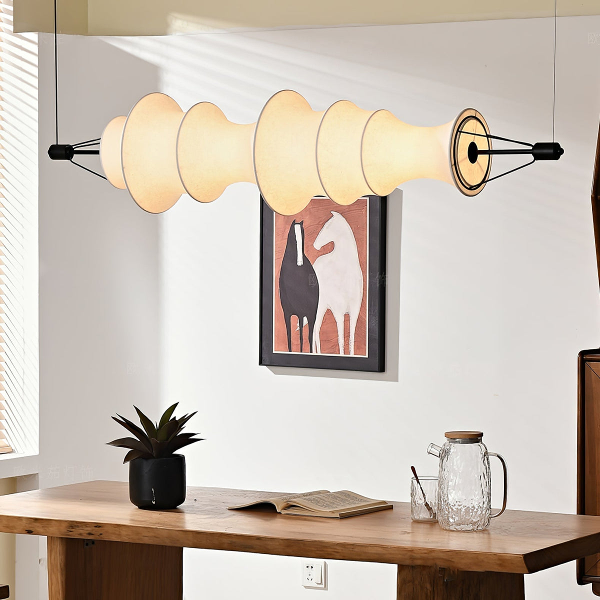 Avlorisra Pendelleuchte Art Elegance aus Seide