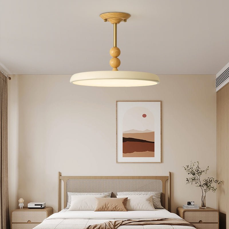 Noriraine Deckenleuchte mit geschwungenem Rand und Beige