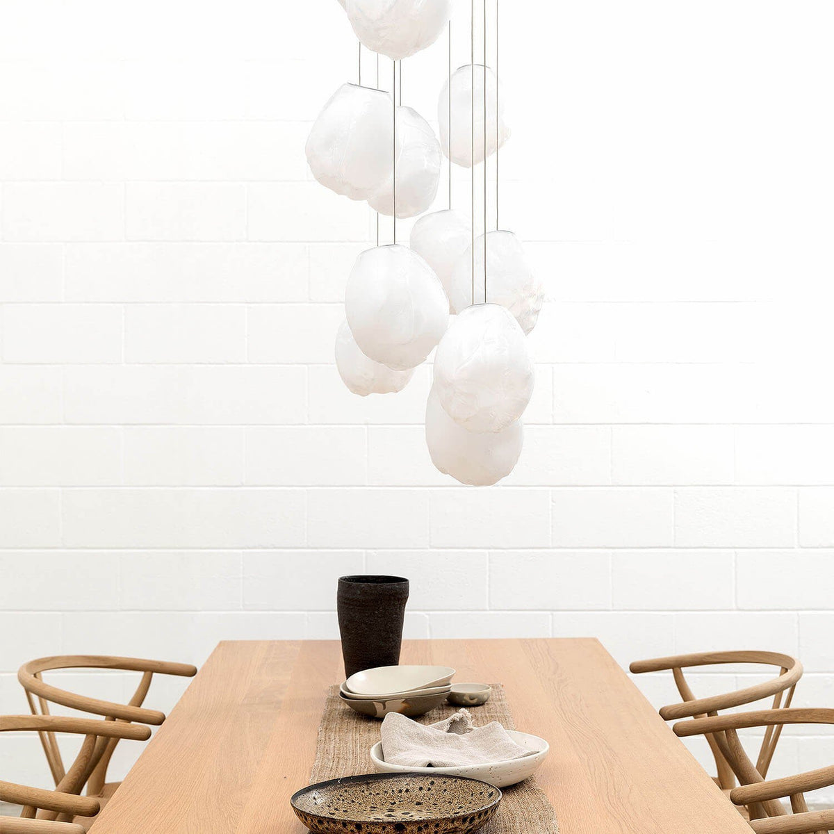 Celenelle Liquid Stone Glas Pendelleuchte