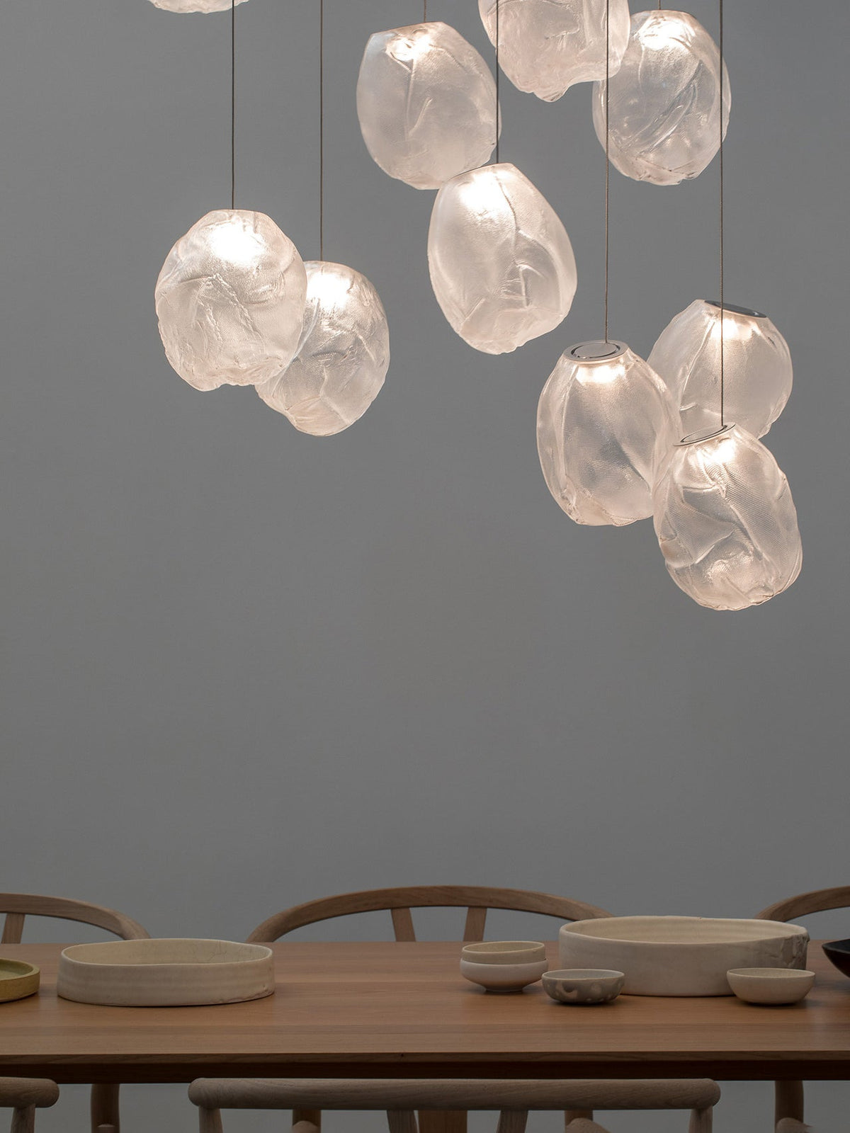 Celenelle Liquid Stone Glas Pendelleuchte