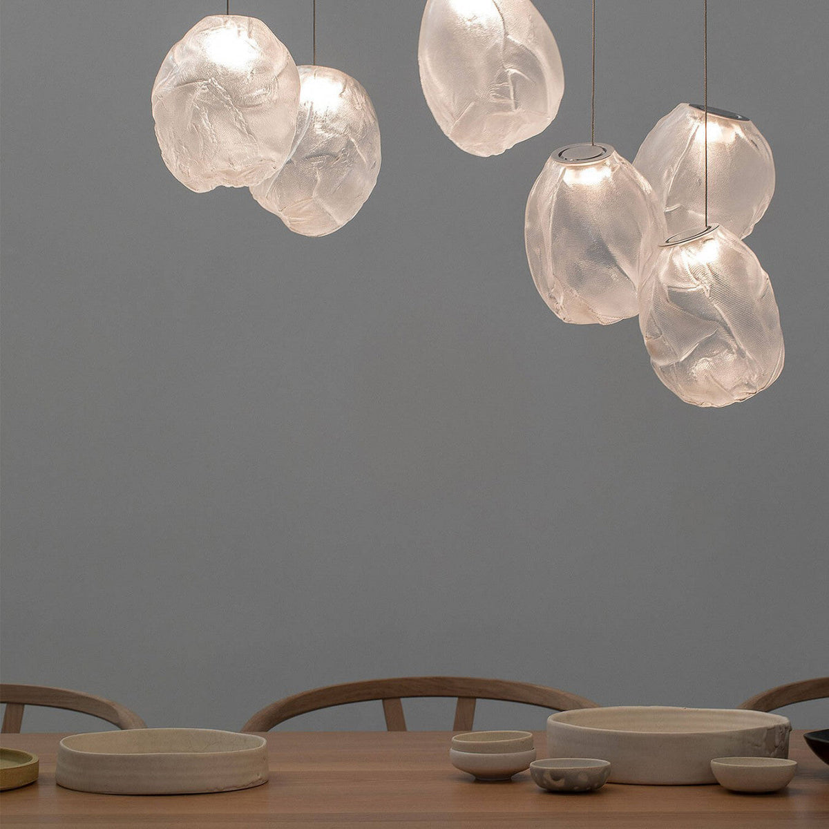 Celenelle Liquid Stone Glas Pendelleuchte