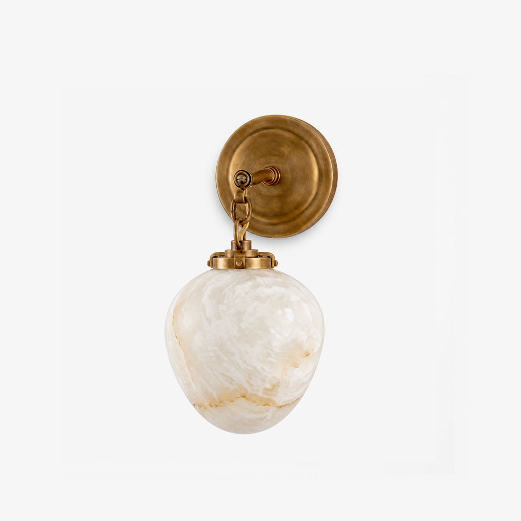 Pemberhurst Alabaster-Wandleuchte