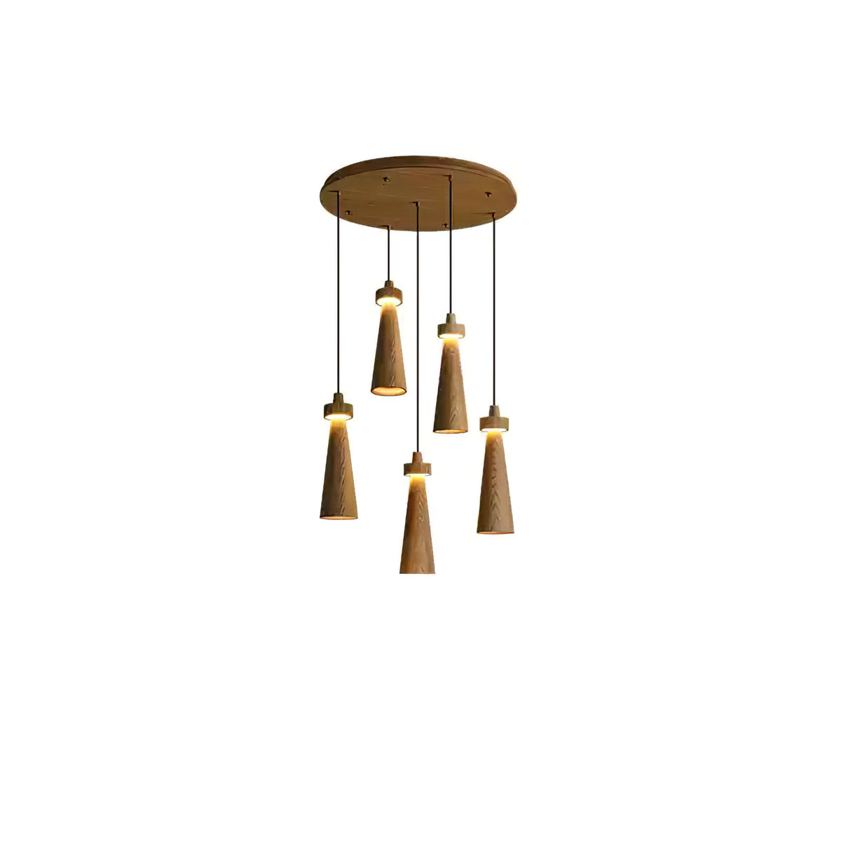 Tesno Minimalistische Pendelleuchte aus Holz